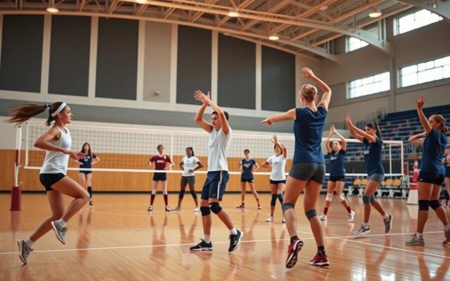 Podstawowe ćwiczenia rozgrzewkowe dla siatkarzy