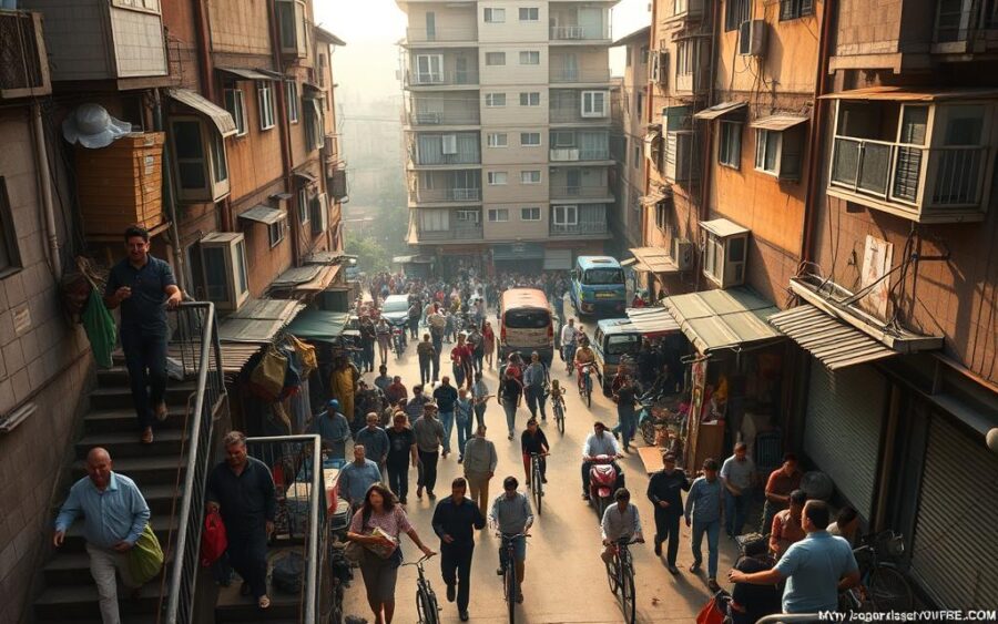 technika przemieszczania się do bloku